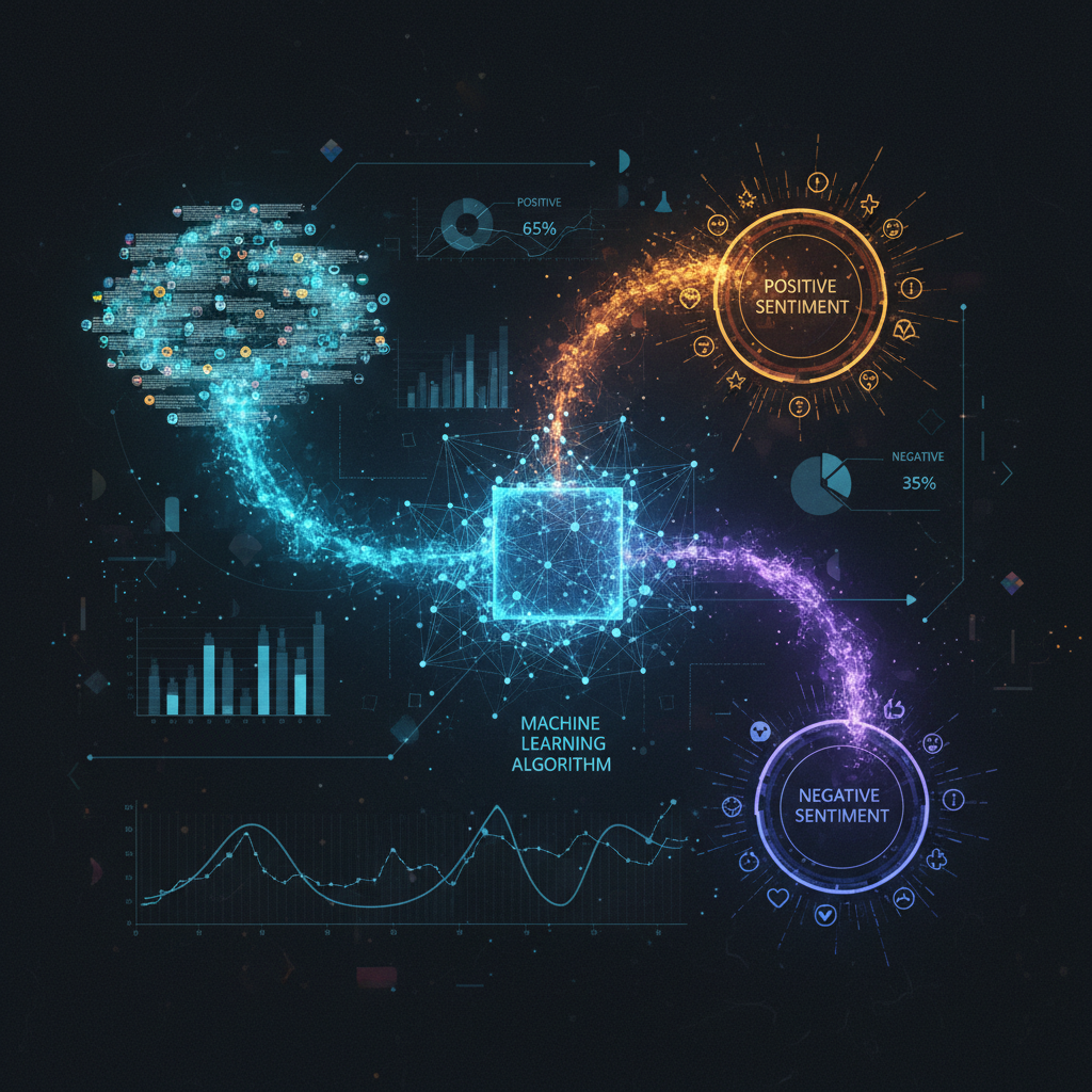 A focused small business owner in an automotive shop in Spruce Grove, manually typing a response... - AI Precision Marketing